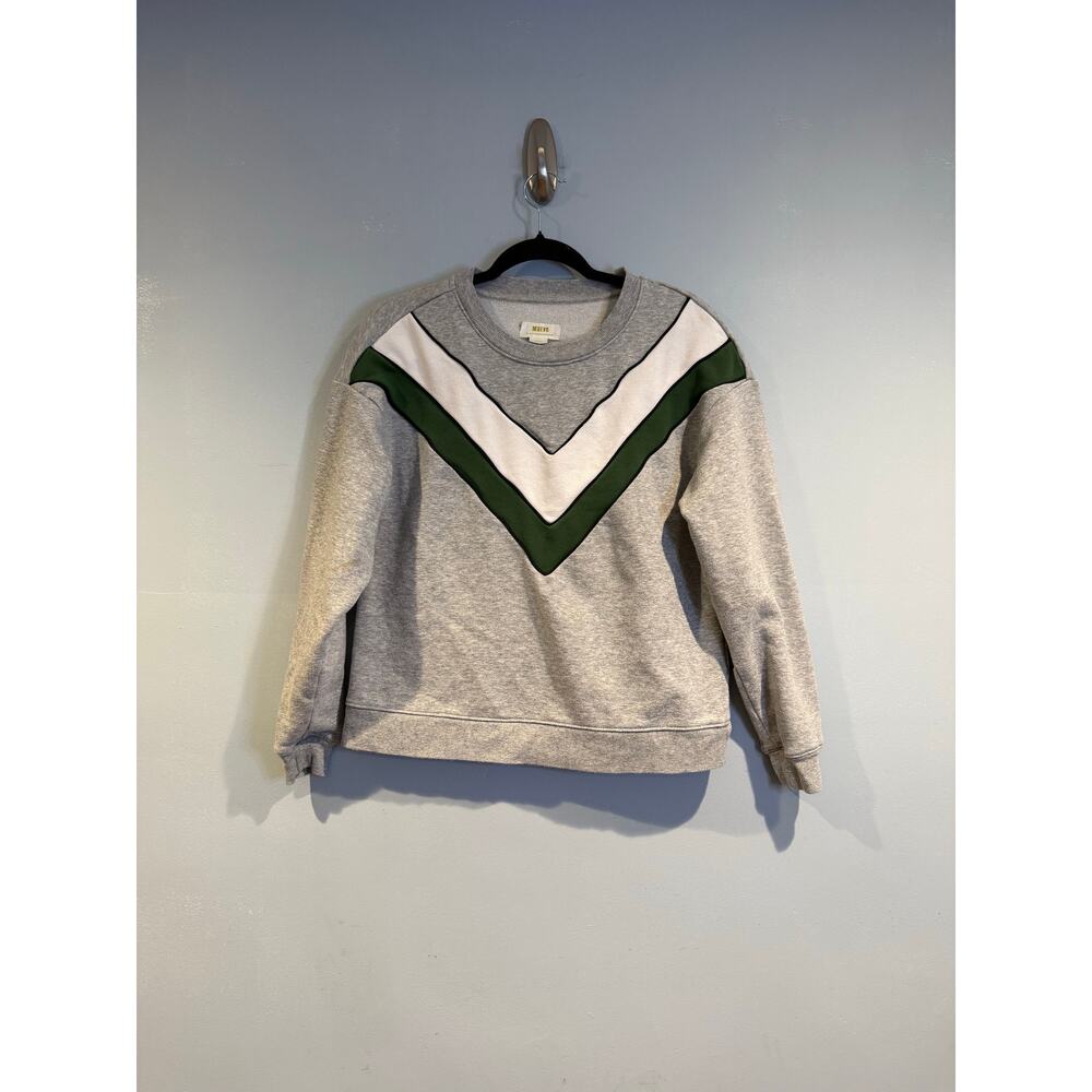 Maeve by Anthropologie Chevron Pullover Sweatshirt